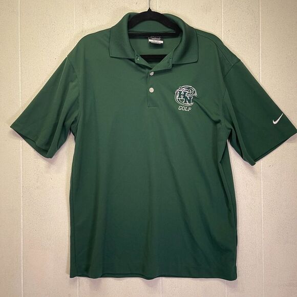 Nike Other - NIKEGOLF Polo Shirt Men Small Green Wicking Golf Athleisure Blokecore Sportswear